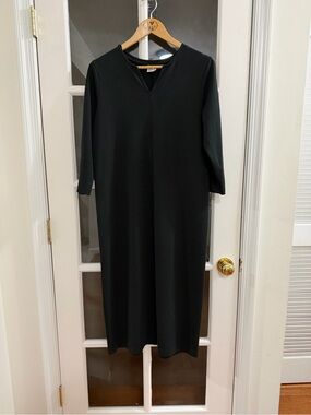 Peruvian Connection V-neck Midi Dress - Size L
